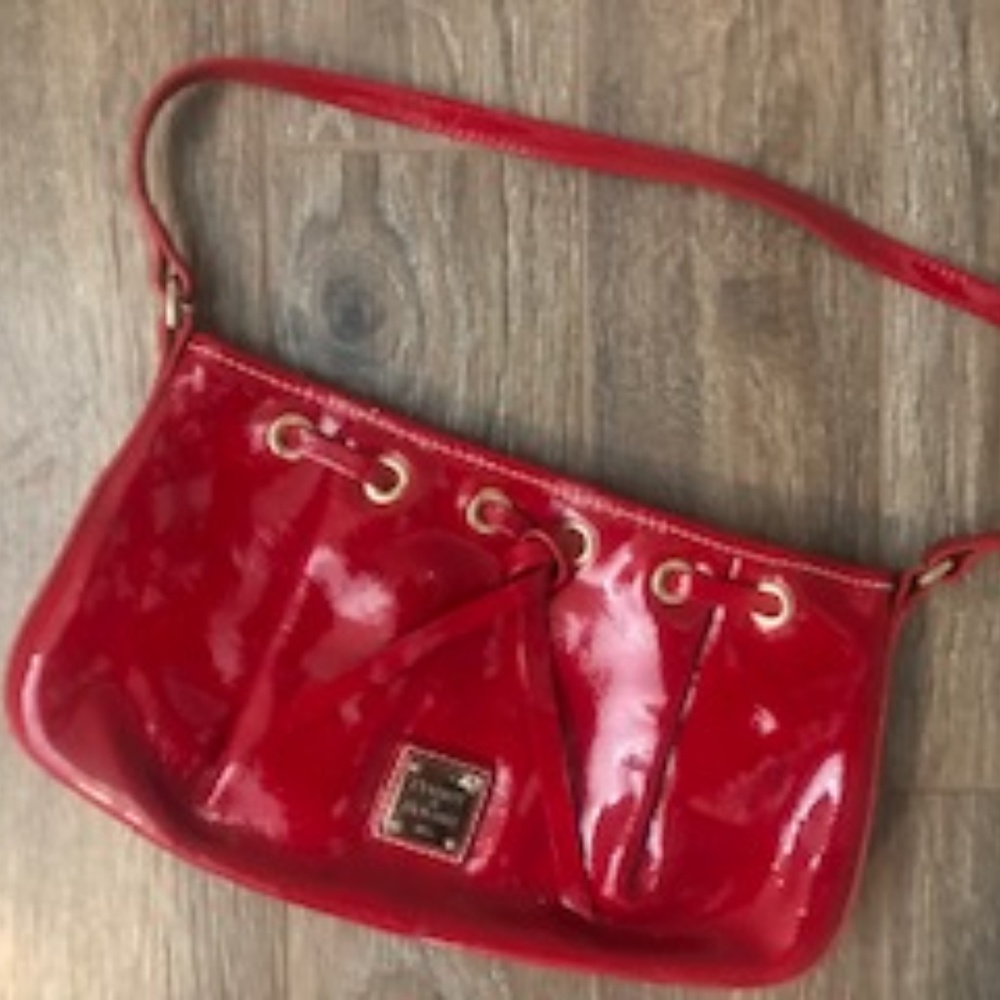 Dooney & Bourke Small Red Patent Leather Purse
